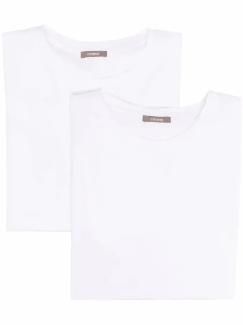 12 STOREEZ two-pack White T-shirts - Farfetch | Farfetch Global