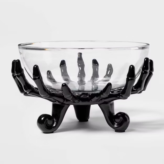 Skeleton Hand Acrylic Halloween Serving Bowl - Hyde & EEK! Boutique™ | Target