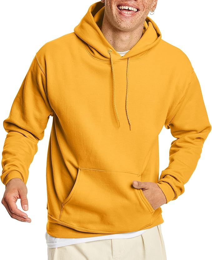 Hanes Men's Pullover EcoSmart Hooded Sweatshirt | Amazon (US)