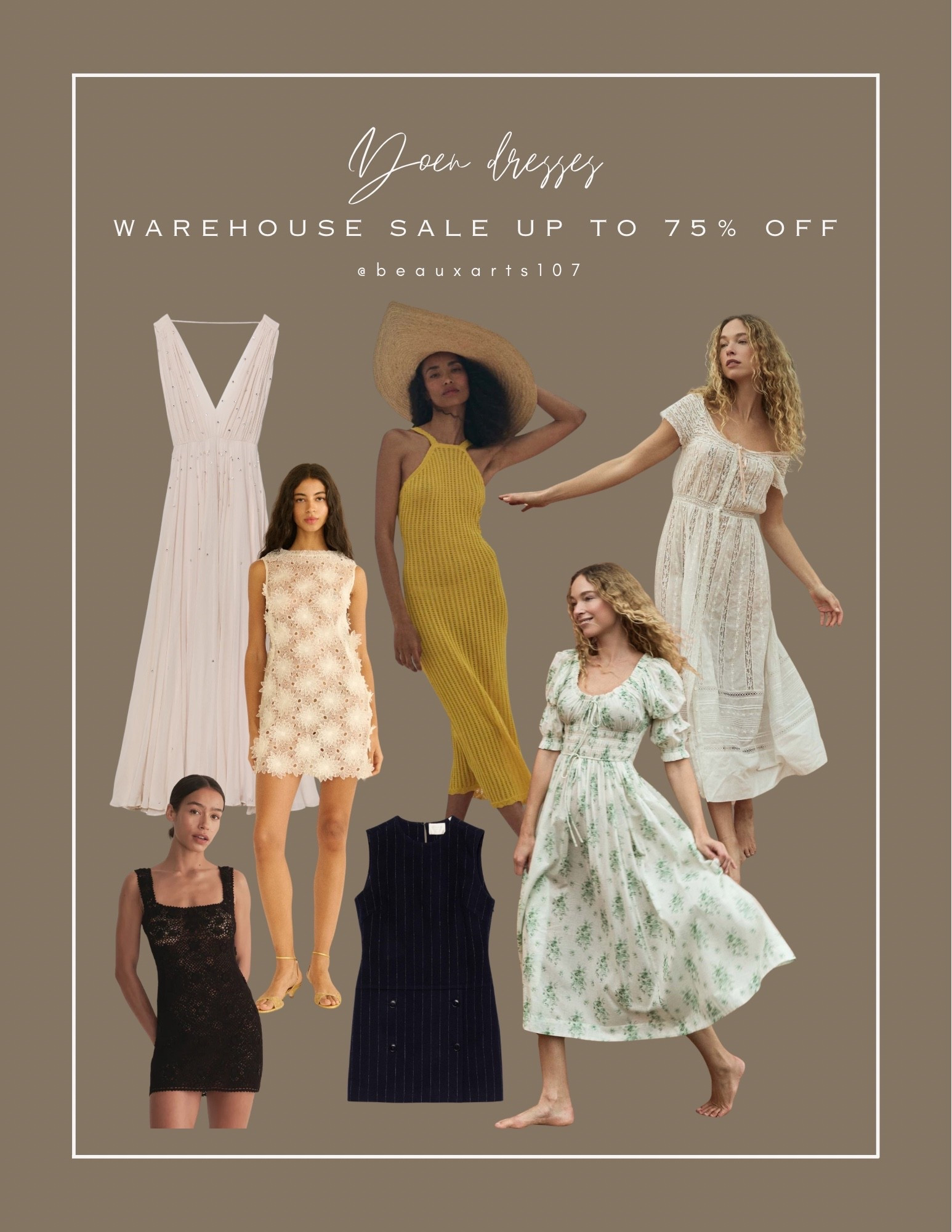 Save up to 75% off during the Doen warehouse sale right now!! Everything is going quick!!

#LTKootd #LTKgrwm #LTKSaleAlert