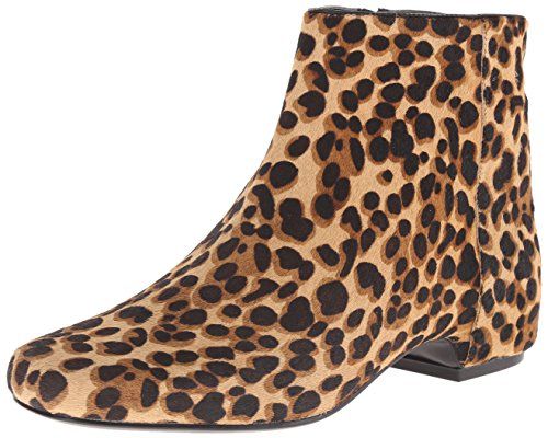 Nine West Women's Huggins Pony Synthetic Boot, Natural/Black, 7.5 M US | Amazon (US)