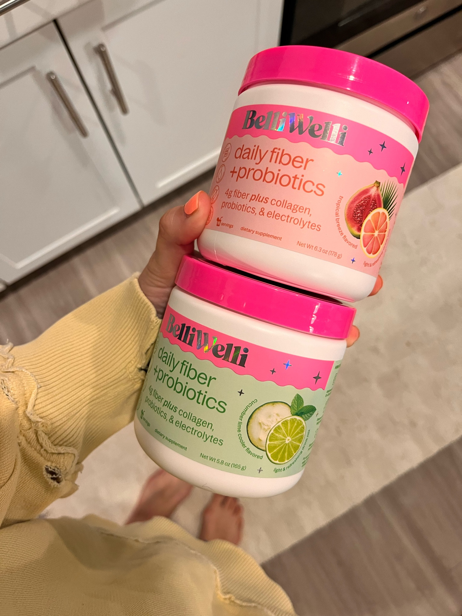 DID YOU HEAR?! 📢💖
Belli Welli’s ✨NEW✨ daily fiber + probiotics product launched in Wal-Mart today!! (4/22) 🥳

Wal-Mart will have 2 of their most popular flavors 😍
Tropical Breeze 🥥🍉
Cucumber Lime 🥒🍋‍🟩

Each container is $19.99 🛒

Fiber & Probiotics:
Aide in digestion 🍑
Help achieve a healthy weight 🏋🏼‍♀️
& can promote longevity 💁🏼‍♀️

If you’re serious about gut health 💖 & you’re tired of the traditional fiber supplements & powders, THIS PRODUCT IS FOR YOU, BABE 🙌🏼

Run to Wal-Mart today!!! 🏃‍♀️🚗💨

#LTKfitness #LTKbeauty #LTKActive