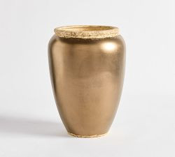 Tilden Metallic Vase | Pottery Barn (US)