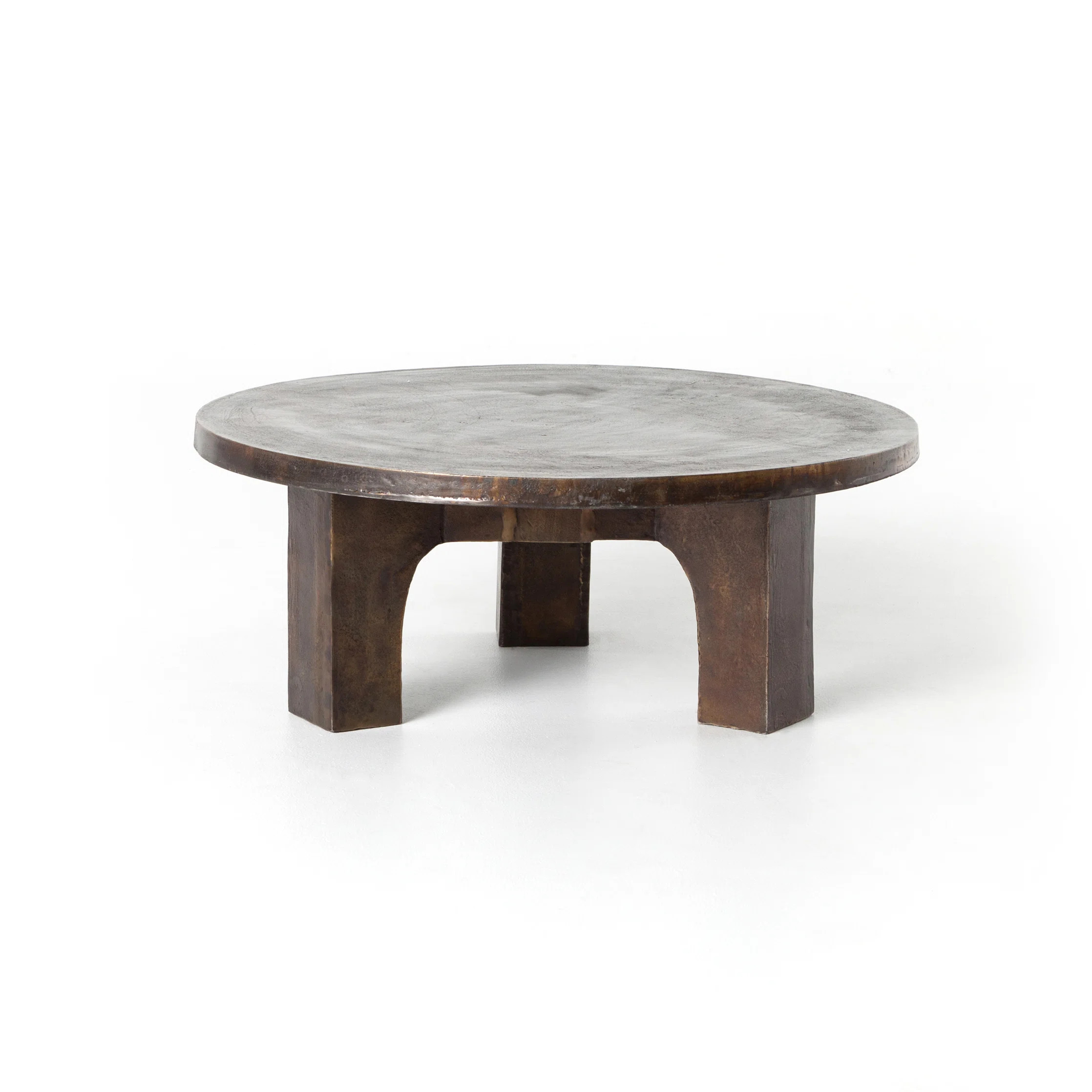 Round Metal Outdoor Coffee Table | Wayfair North America