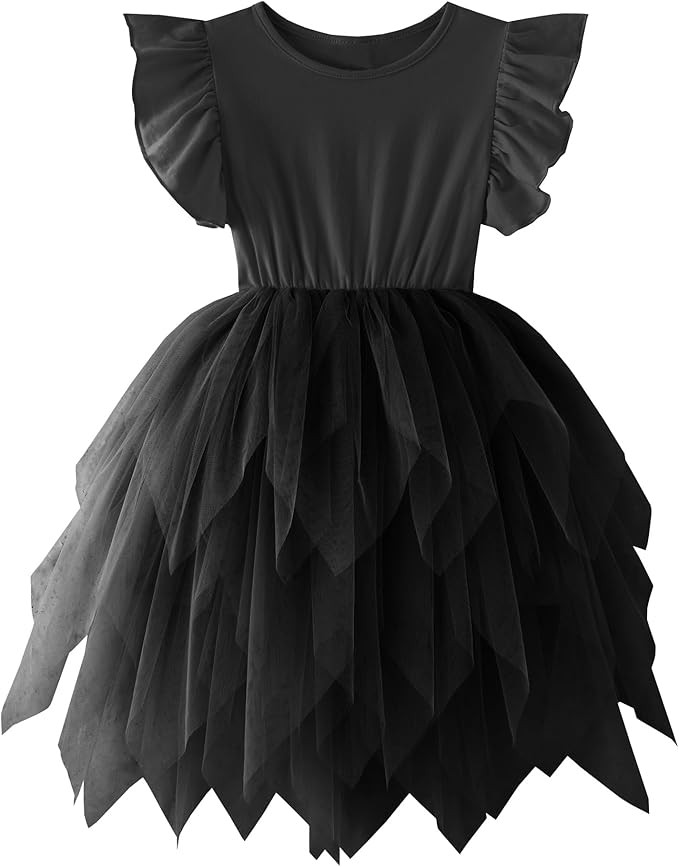 TWKIOUE Toddler Baby Girl Tutu Tulle Dress Sleeveless Fluffy Cute Party Sundress | Amazon (US)