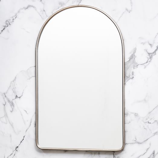 Metal Framed Arched Wall Mirror | West Elm (US)