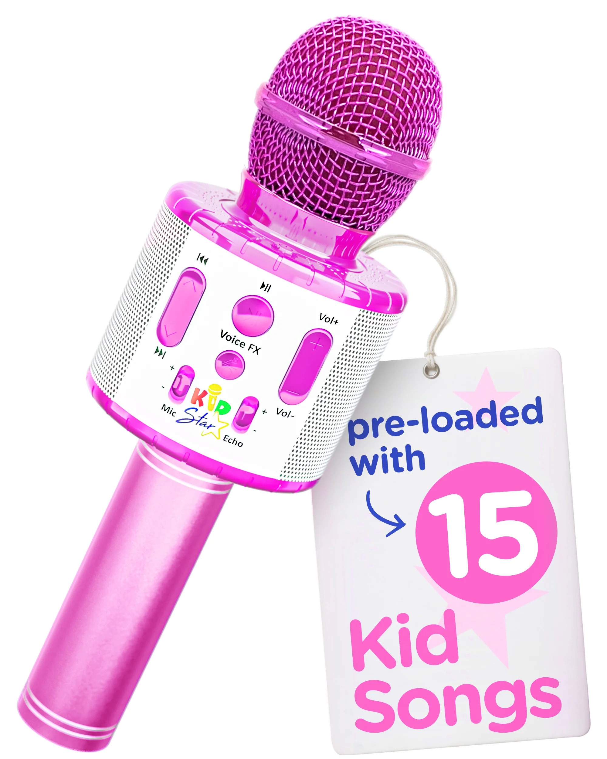 Move2Play, Kids Star Karaoke | Kids Microphone | Includes Bluetooth & 15 Pre-Loaded Nursery Rhyme... | Walmart (US)
