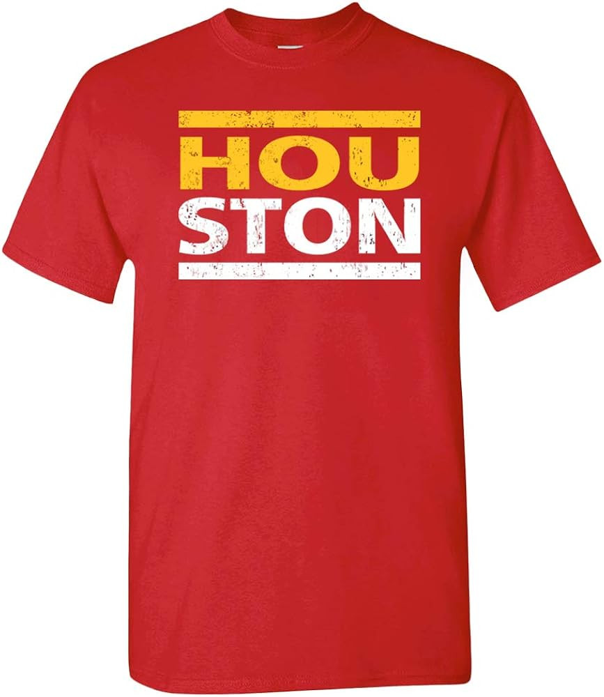 Xtreme Apparrel Run Houston Basketball Fan Shirt | Amazon (US)