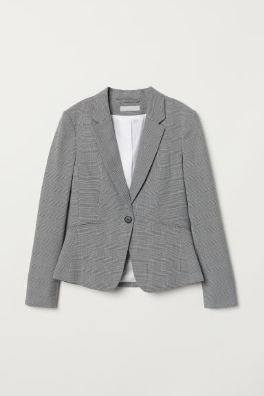 H & M - Fitted Blazer - Gray | H&M (US + CA)
