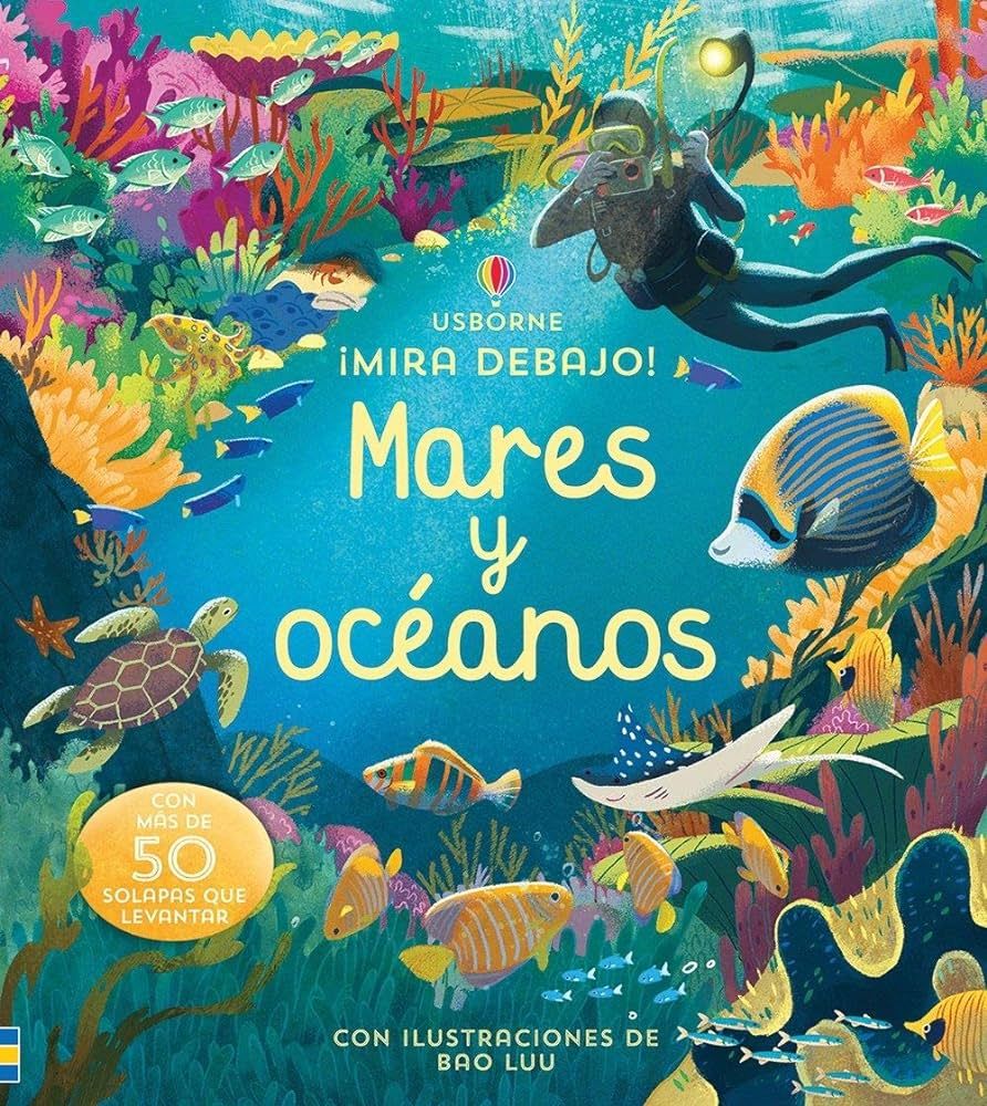 ¡Mira debajo! Mares y océanos (Look Inside Seas and Oceans) | Amazon (US)