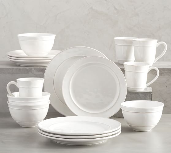 Cambria Stoneware 16-Piece Dinnerware Set | Pottery Barn (US)