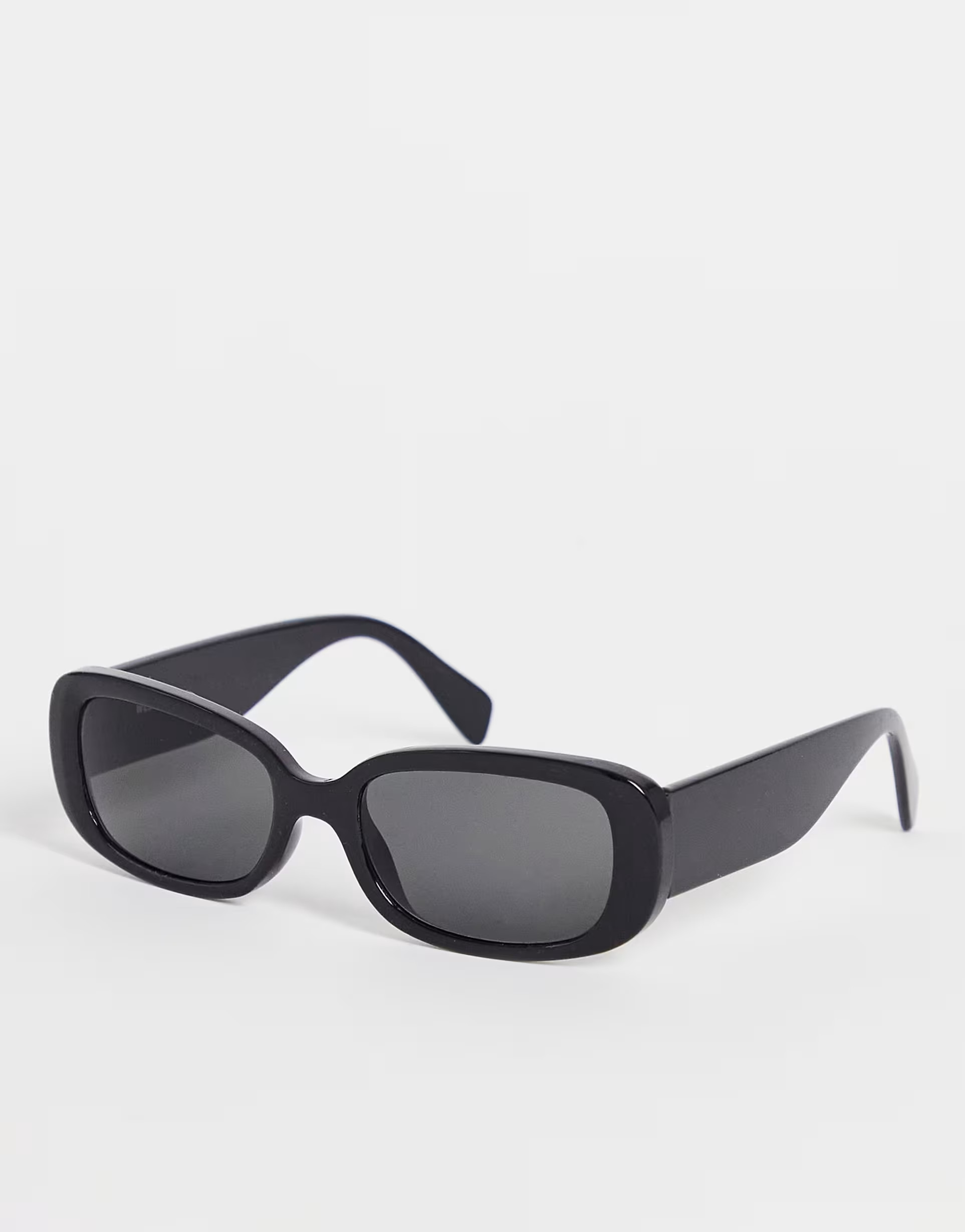 Weekday Run rectangular sunglasses in black | ASOS (Global)