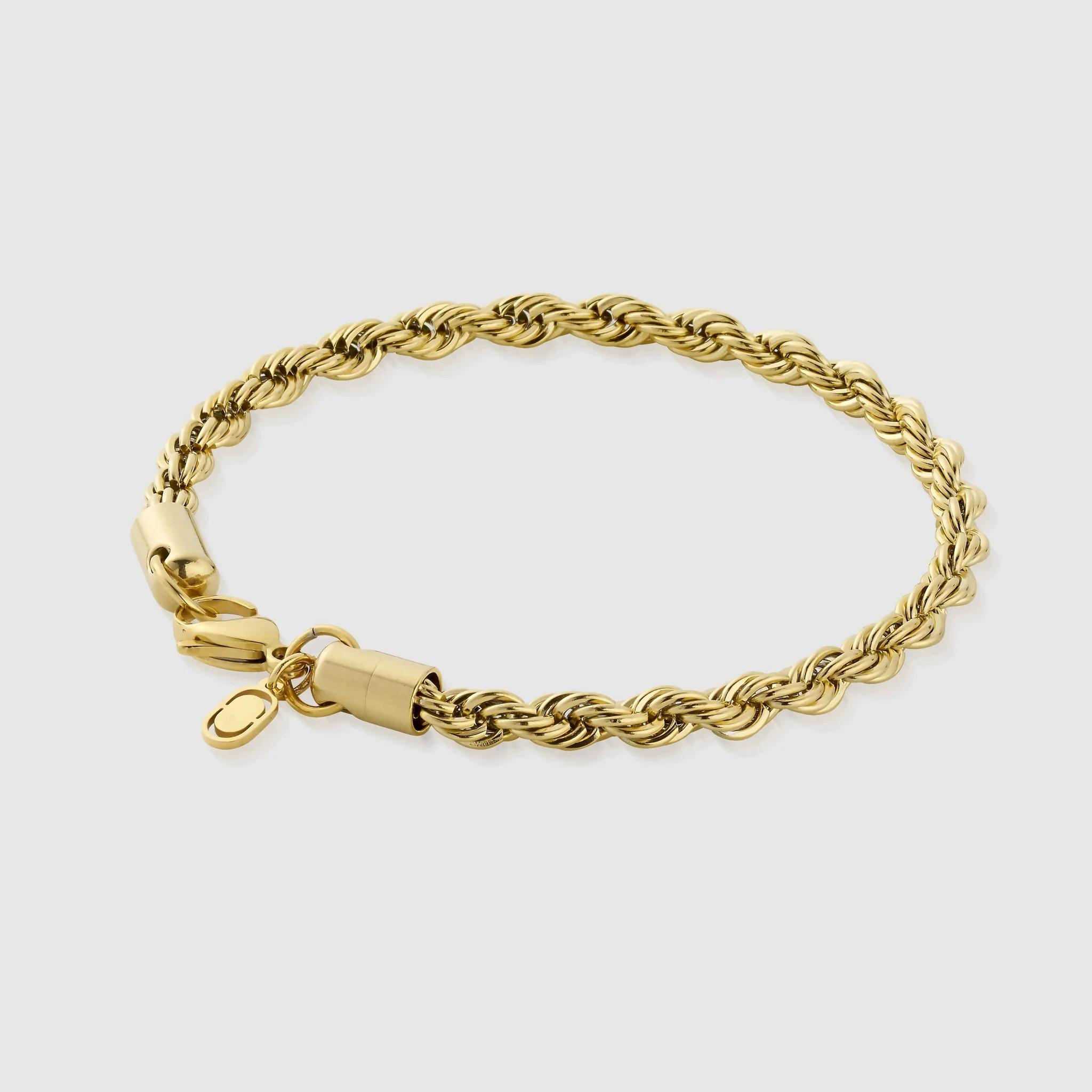 Rope Bracelet (Gold) 5mm | Craftd London (US)