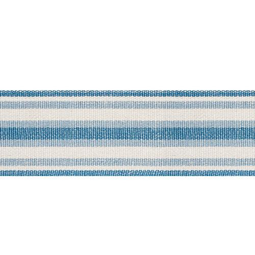 Schumacher Levant Tape Blue Trim | DecoratorsBest