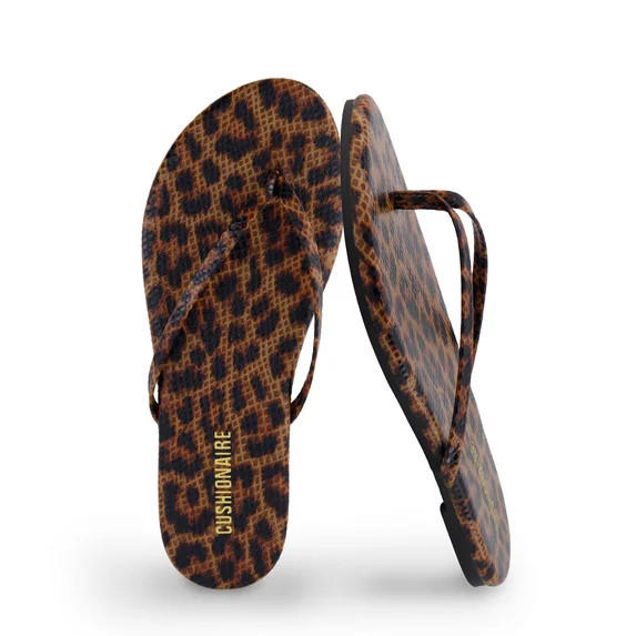 Cushionaire Cruise Lightweight Minimalist Womens Flip Flops - Comfortable Beach Sandals for Women... | Walmart (US)