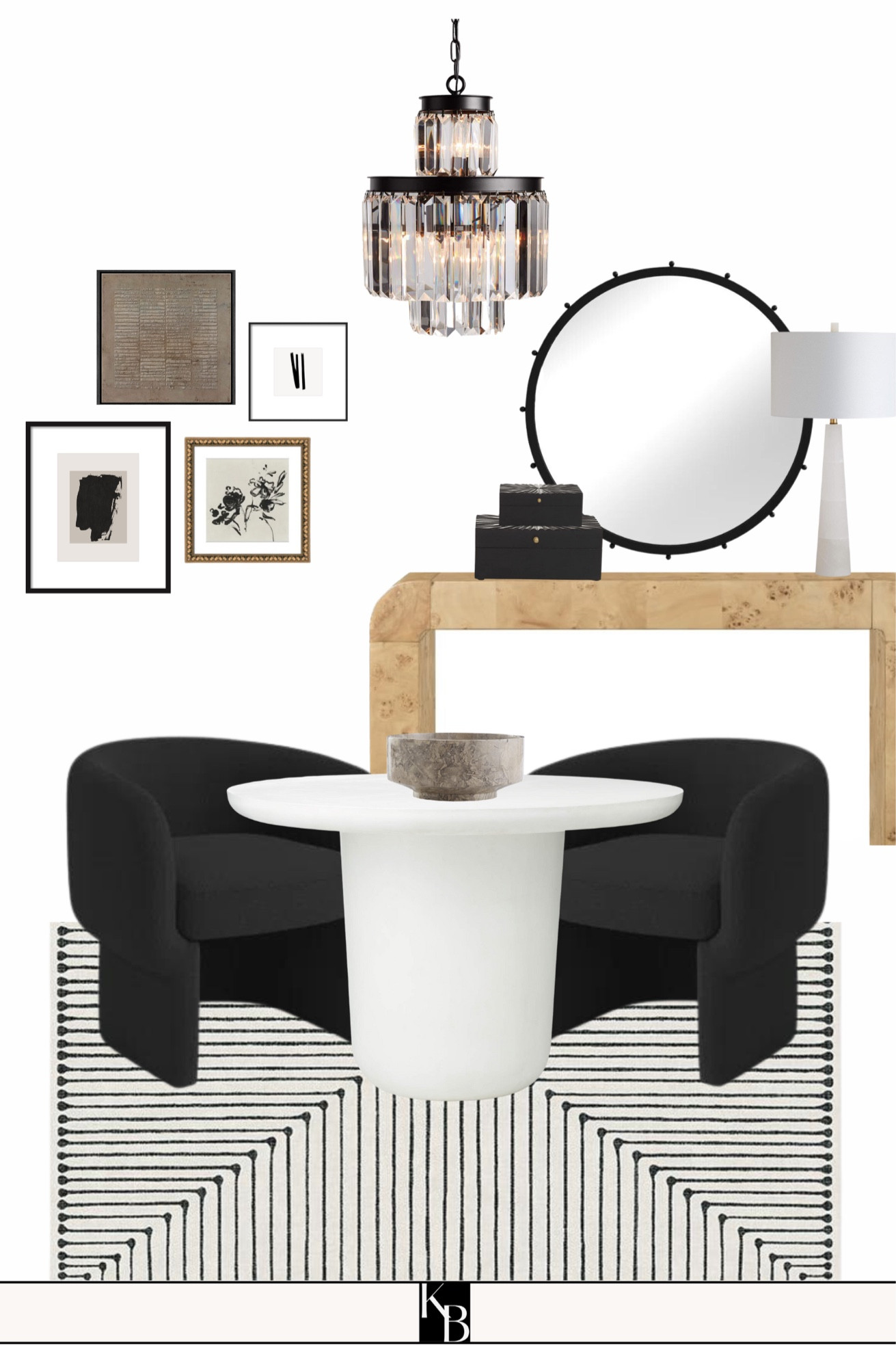 Chic, contemporary dining room inspo 🤍

black dining chairs, white dining table, modern mirror, abstract art, modern rug, white lamp, console table, round table, black table decor


#LTKFind #LTKhome #LTKstyletip