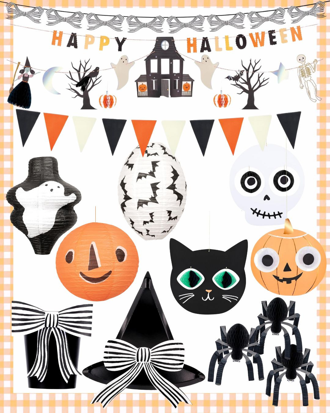 Halloween ready 🎃👻 The cutest Halloween party decorations—banners, lanterns, spooky spiders, and more. Perfect for kids’ parties, trick-or-treat night, or fun fall decor at home!

Halloween decorations, cute Halloween decor, kids Halloween party, trick or treat decorations, Halloween banner, paper lanterns Halloween, black cat decor, pumpkin decor, spooky but cute Halloween, fall party ideas 

 #LTKSeasonal #LTKParties #LTKKids