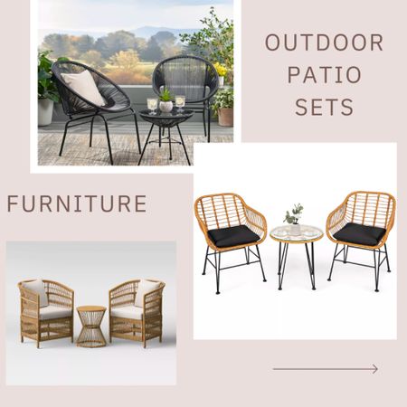 Great Patio Sets for Small Spaces!
Perfect for apartment or condo patios or decks or a small porch area.
Quality at a great price!


#LTKxTarget #LTKfamily #LTKhome
