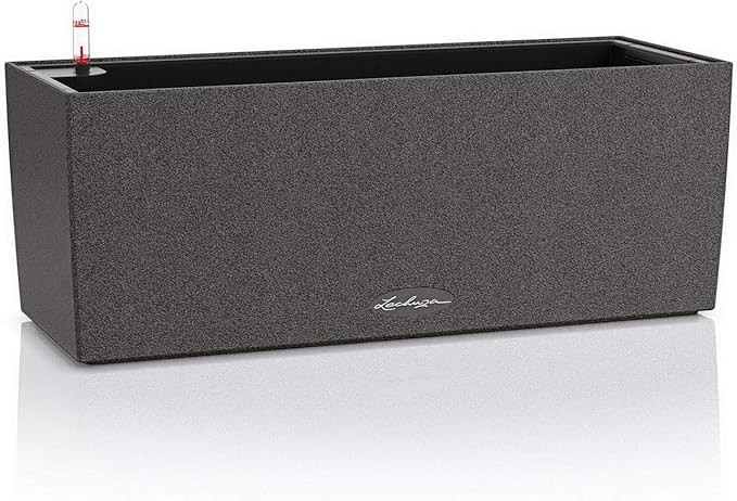 Lechuza 15652 Balconera Stone 50 Self-Watering Garden Planter for Indoor and Outdoor Use, Graphit... | Amazon (US)