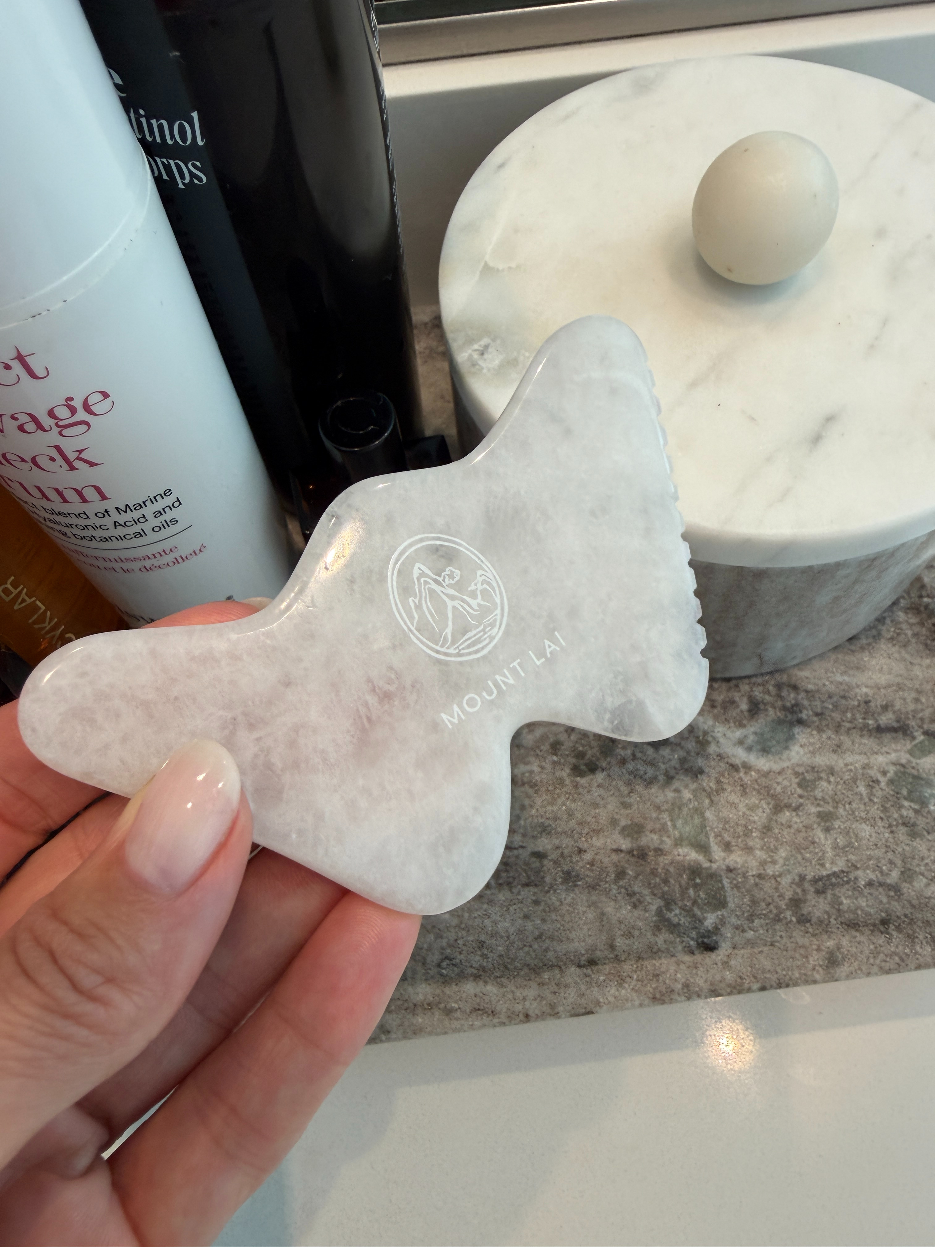 This is your reminder that glowing skin starts with consistency, not complexity ✨
A few minutes with my white jade gua sha = instant reset. 

 #LTKmorningroutine #LTKselfcare #LTKBeauty