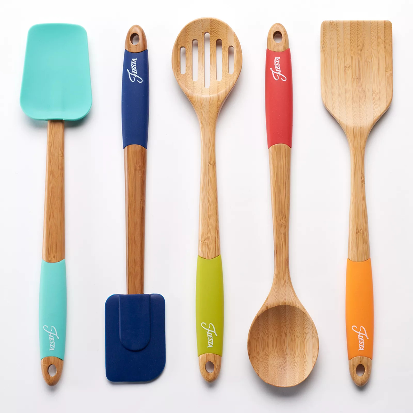Fiesta 5 pc. Bamboo Kitchen Utensil Set | Kohl's