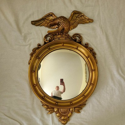 Mid Century Vintage Large Syroco 4010 Eagle Federal Convex bubble framed Mirror  | eBay | eBay US