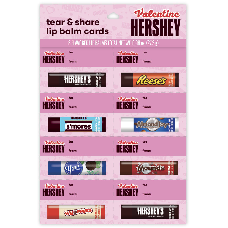 Hershey Tear and Share Lip Balms, 8 Pieces, Multiple Flavors, 3.71 oz | Walmart (US)
