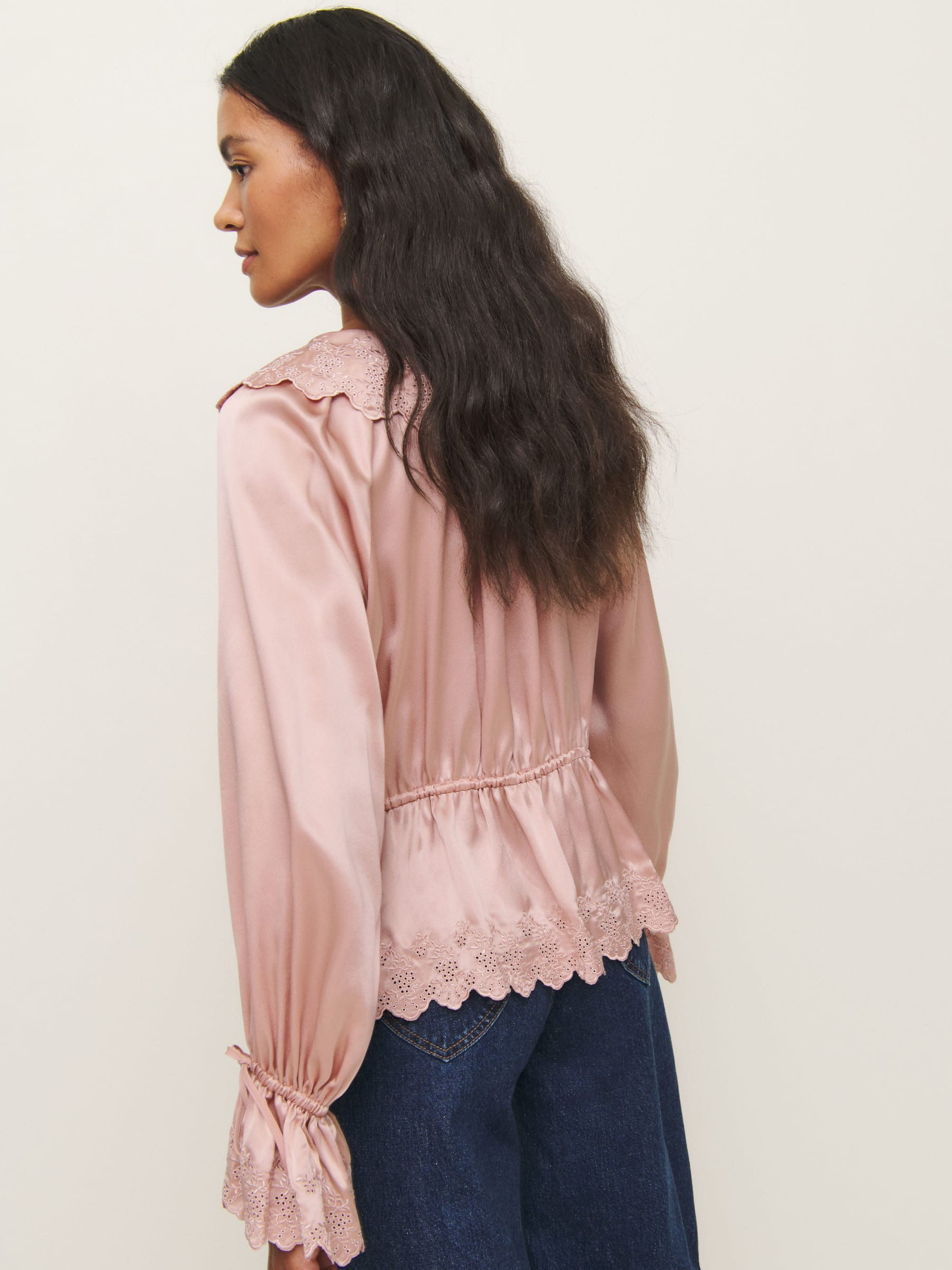 Lillie Silk Top | Reformation (Global)