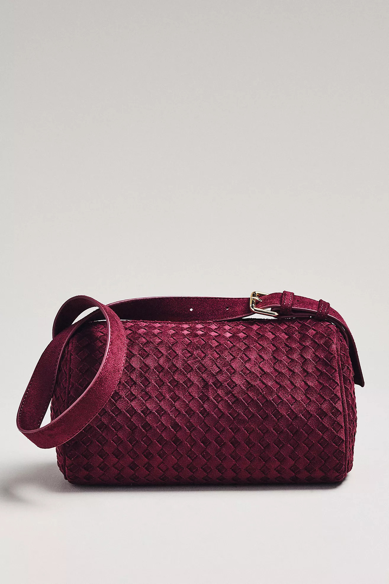 By Anthropologie Woven Faux-Suede Shoulder Bag | Anthropologie (US)