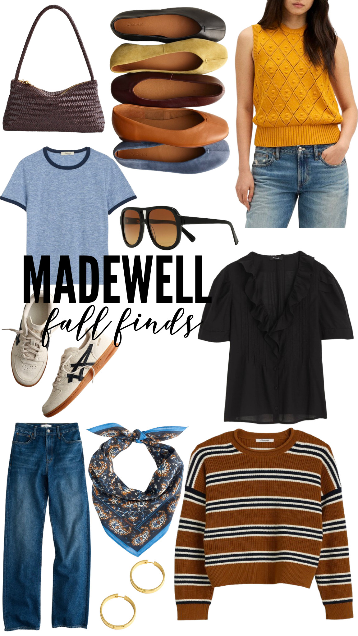 The Cutest Madewell Sale and Fall Finds

Sweater | Jeans | denim | Flats | Sneakers | Asics | Shoes | Handbag | Bag | Accessories | Earrings | Hoops | Tops | Sunglasses 

 #LTKxMadewell #LTKootd #LTKSaleAlert