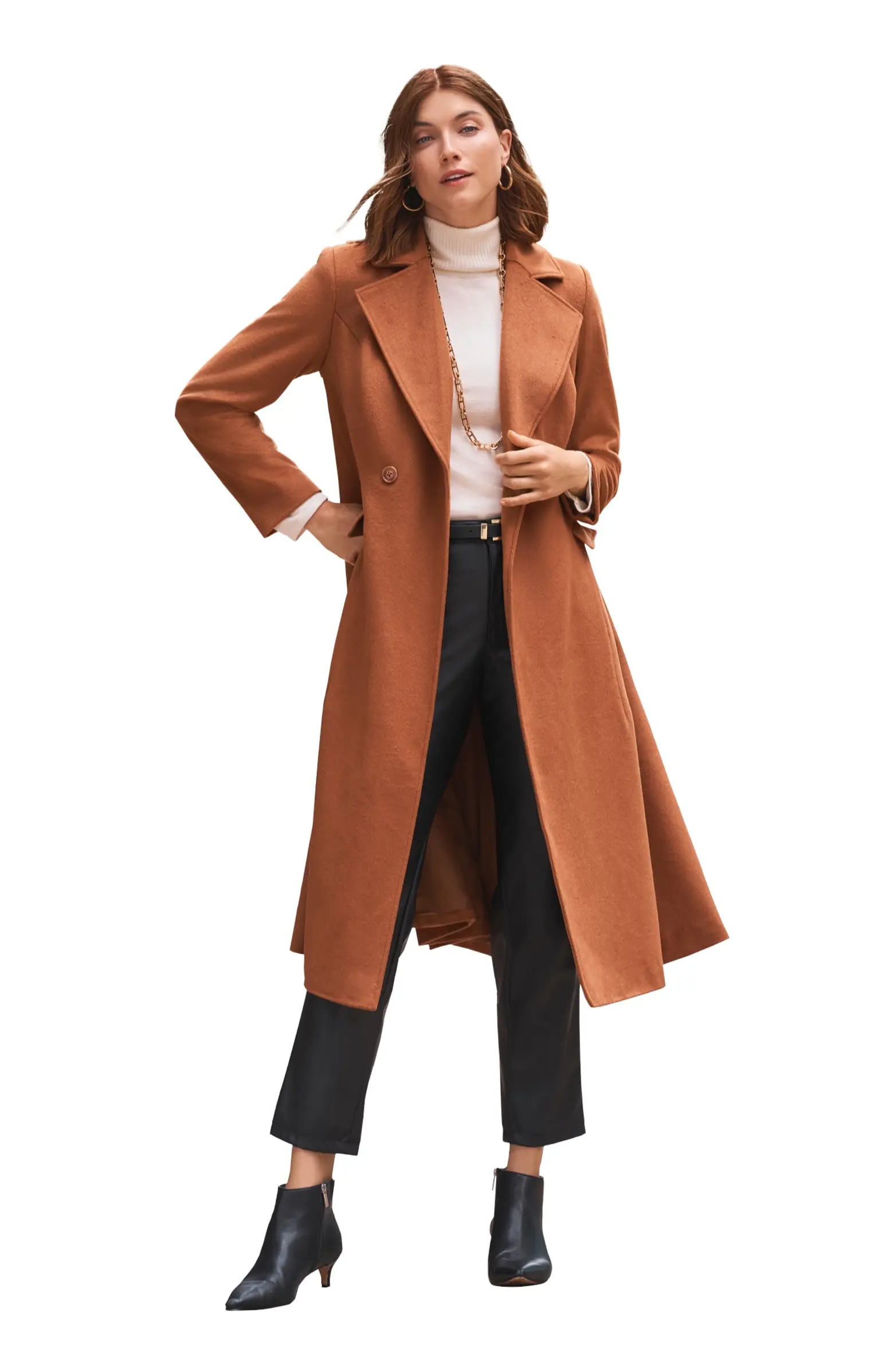 Trapeze Wool-Blend Coat | Nordstrom