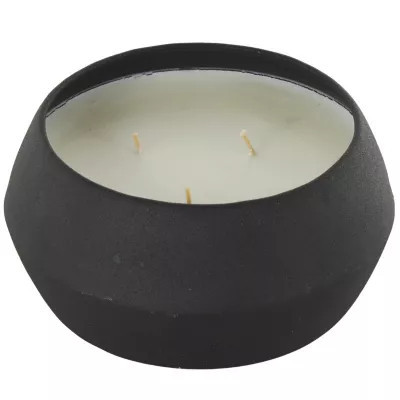 Monroe Lane Modern Metal Candle, Black | Belk
