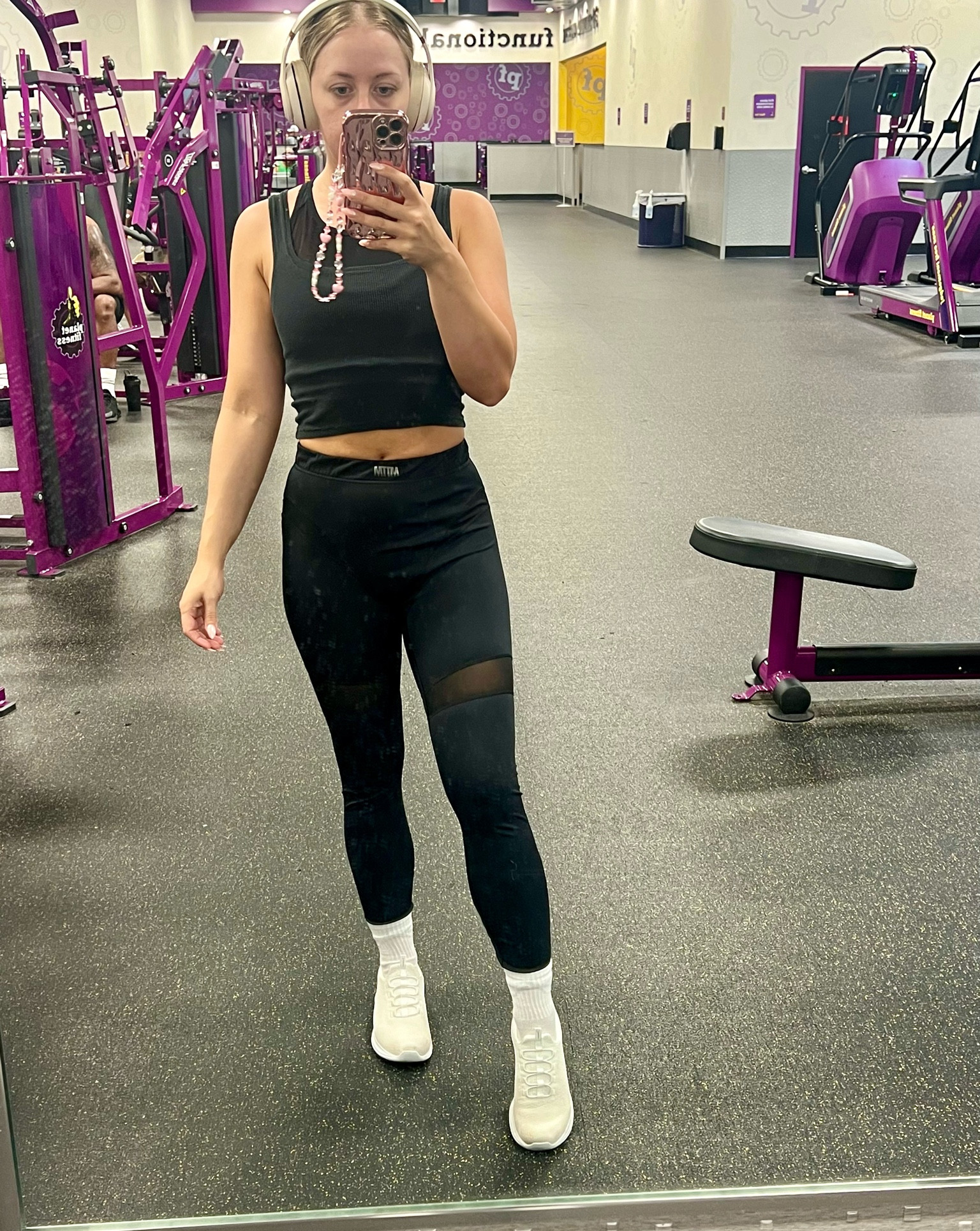 This set is no longer available but found a similar style with mesh detailing! #workoutwear #workout #activewear 

#LTKActive #LTKShoeCrush #LTKFitness