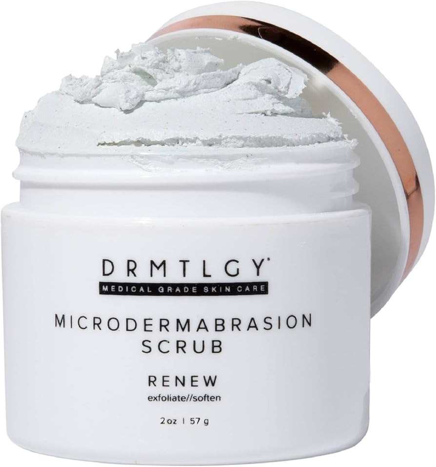 DRMTLGY Microdermabrasion Facial Scrub and Face Mask. Non-Abrasive Face Exfoliator Improves Acne ... | Amazon (US)