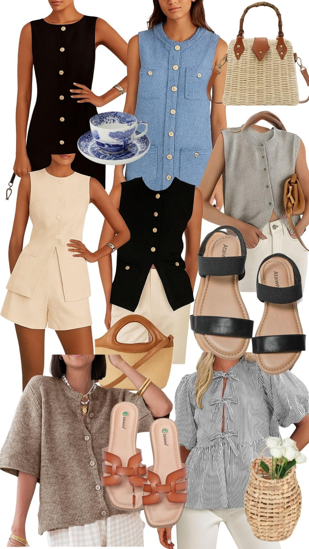 Portmeirion Spode Portmeirion Home and Gifts Blue Italian Teacup and Saucer, 20-ounce Capacity, J... | Amazon (US)