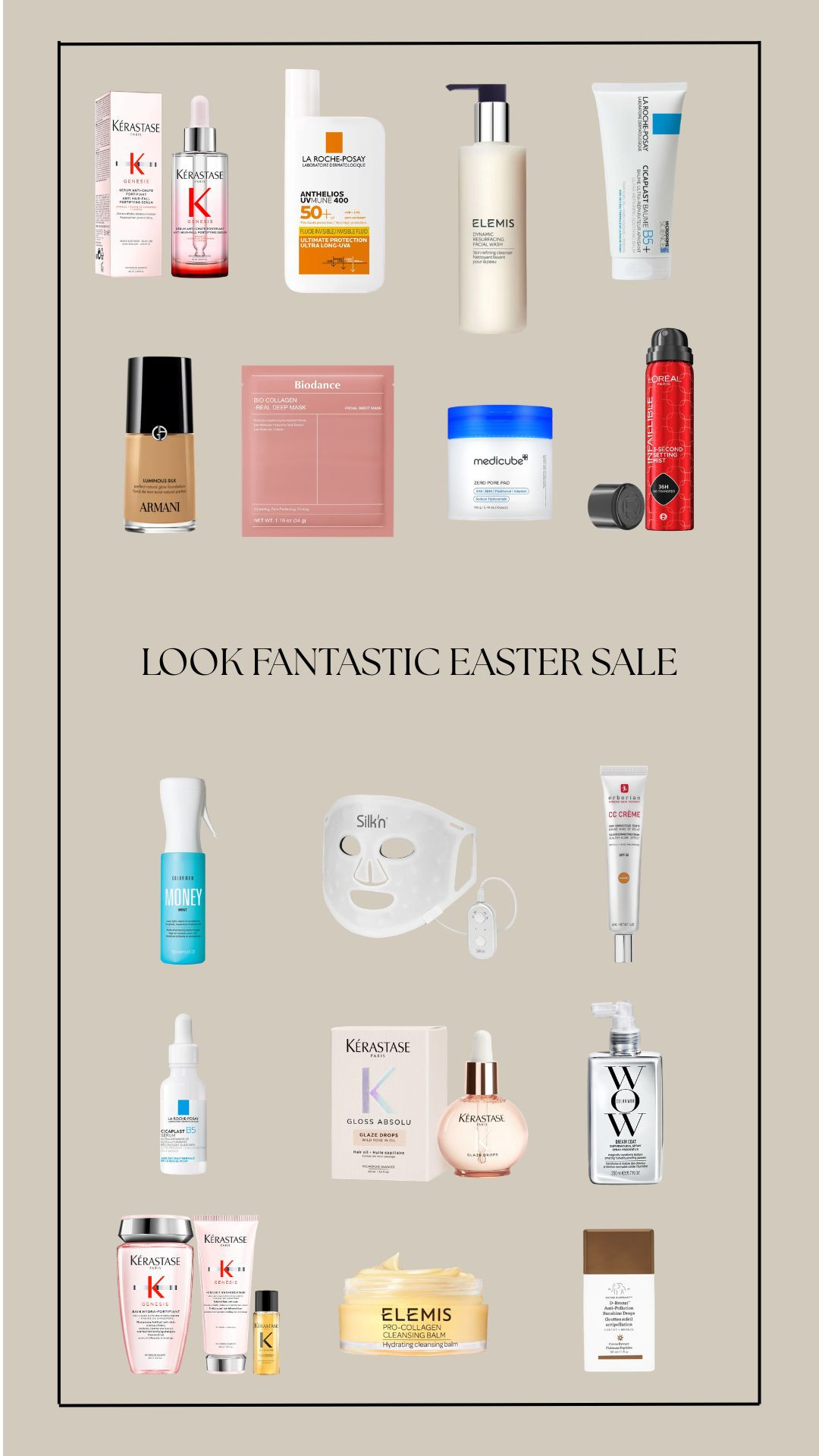 My fave deals from the Look Fantastic Easter Sale! 

Beauty, Skincare, LED Facemask, Haircare, Foundation, Biodance Facemasks, SPF, Holy Grail Products  

 #LTKuk #LTKbeauty #LTKsale