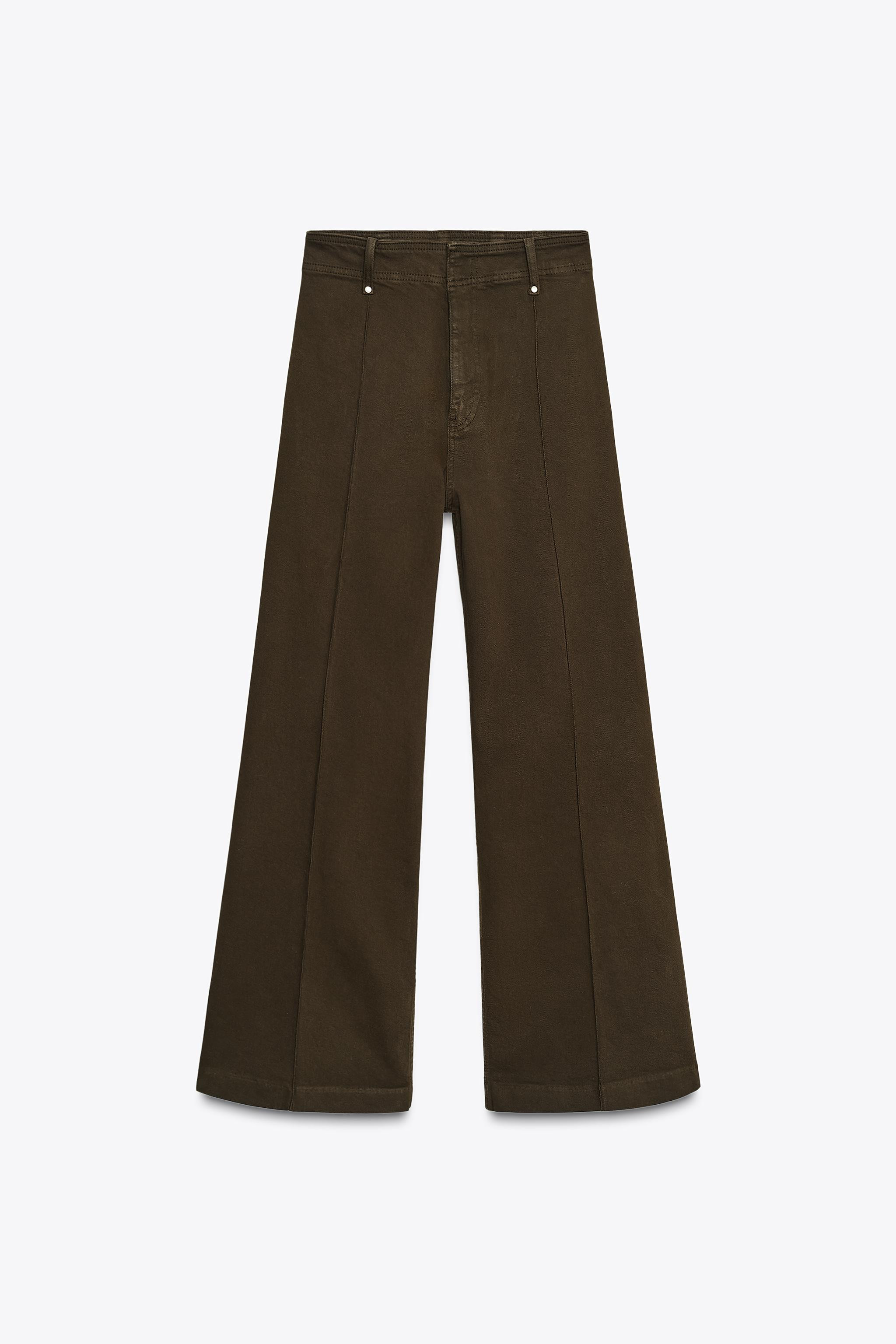 ZW COLLECTION HIGH WAIST WIDE LEG JEANS | Zara US