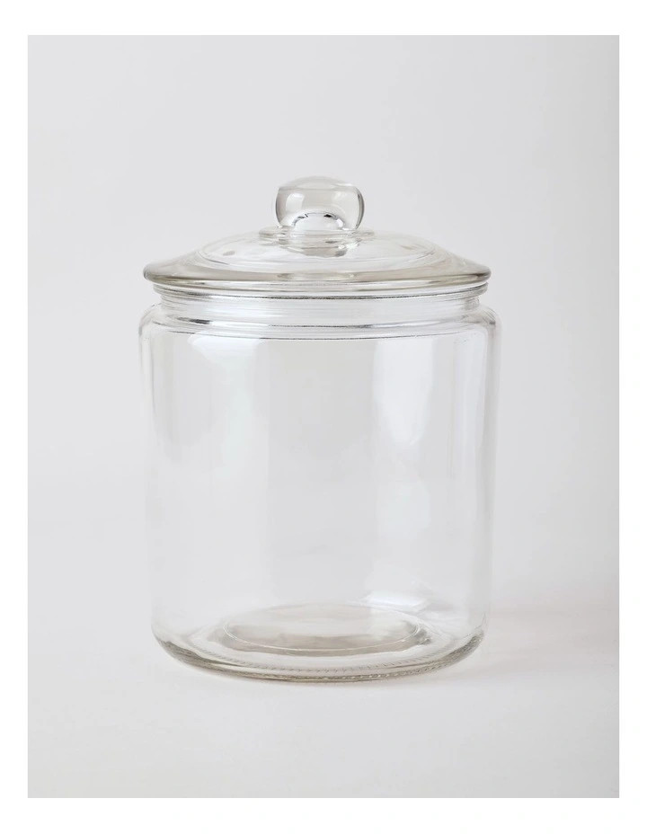 Glass 4L Storage Canister in Clear | Myer