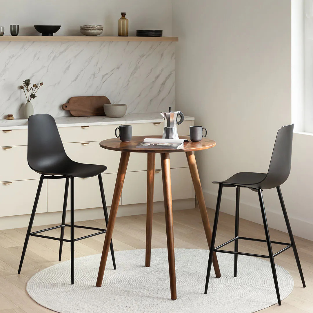 Seno Round Bar Table - Walnut | Article
