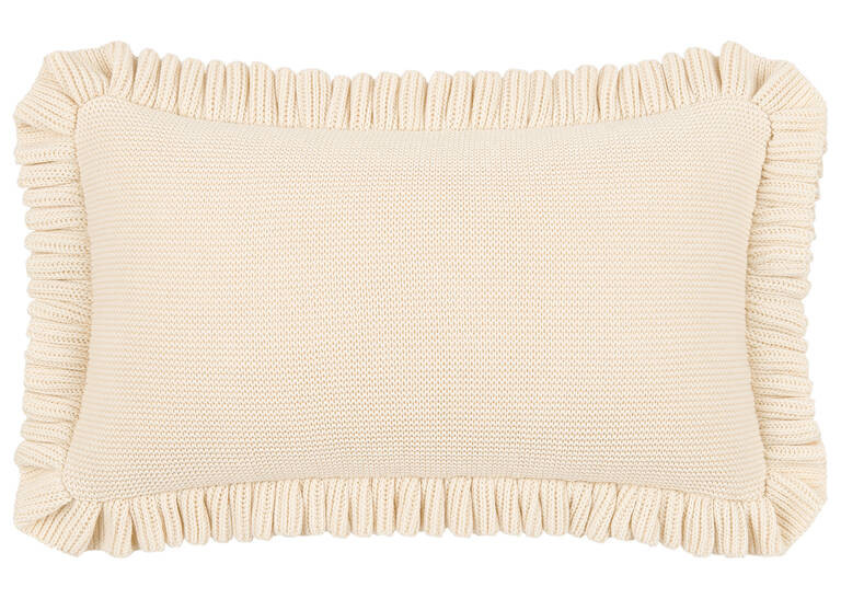 Claridge Cotton Ruffle Pillow 14x24 N | Urban Barn