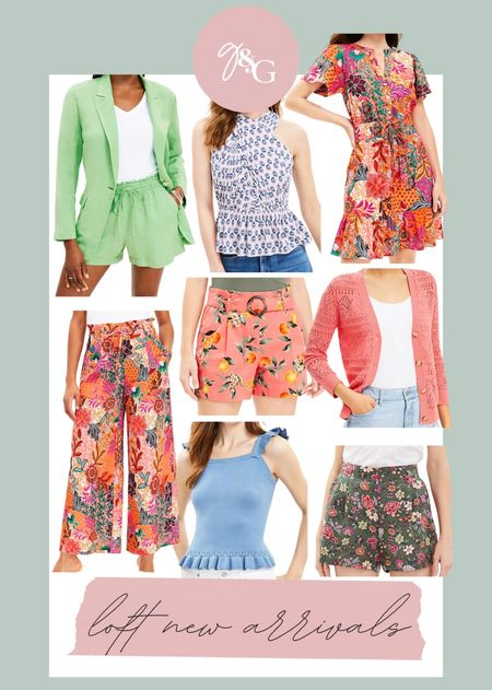 LOFT NEW ARRIVALS// they’re so cute for summer!! I love the linen matching set, printed shorts & patchwork dress 

#LTKunder100 #LTKFind #LTKSeasonal