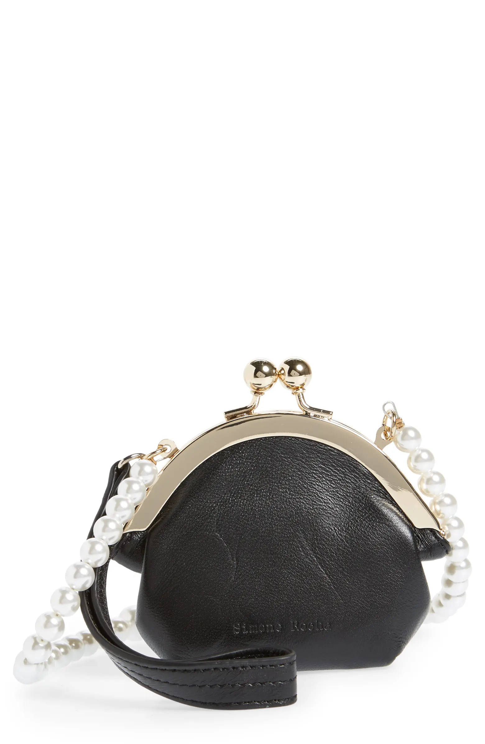 Simone Rocha Leather Crossbody Coin Purse | Nordstrom | Nordstrom Canada