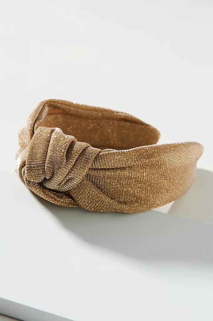 Lisel Sparkle Knotted Headband | Anthropologie (US)