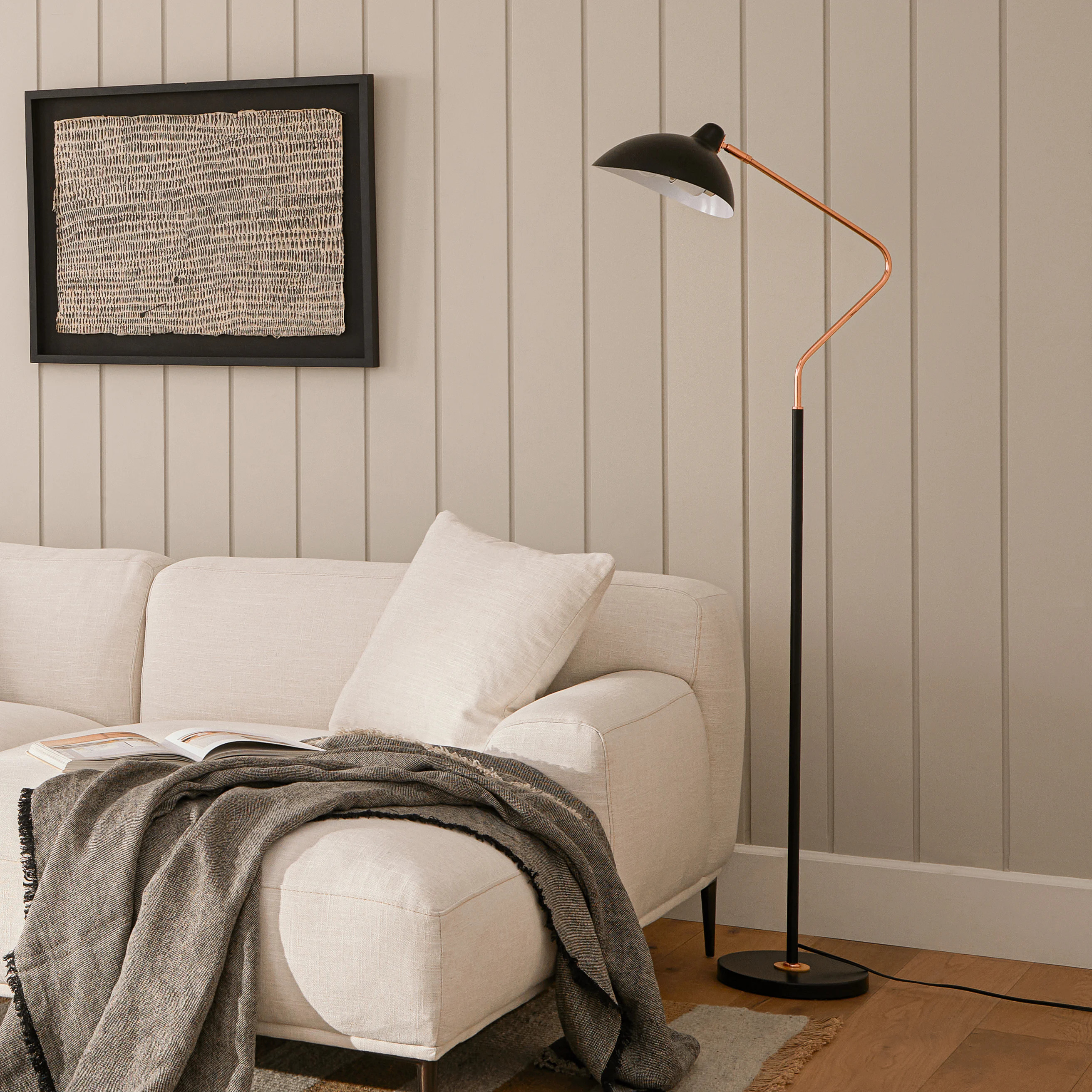 Leap Floor Lamp - Black | Article