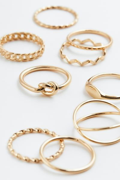 11er-Pack Ringe | H&M (DE, AT, CH, NL, FI)