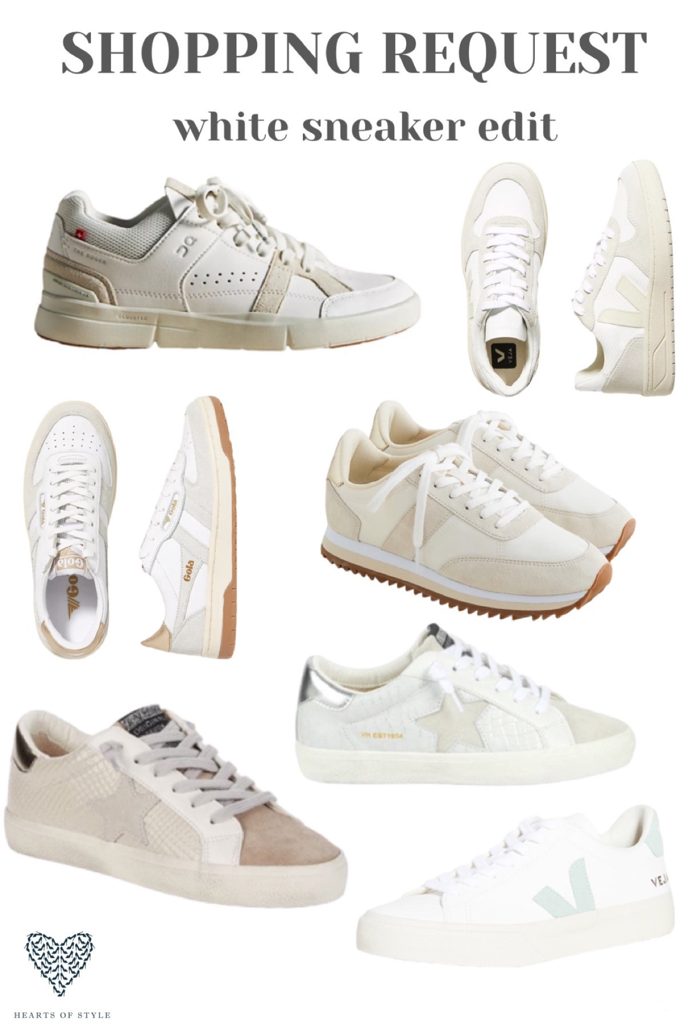 My favorite white sneaker picks for under $150!!!!
