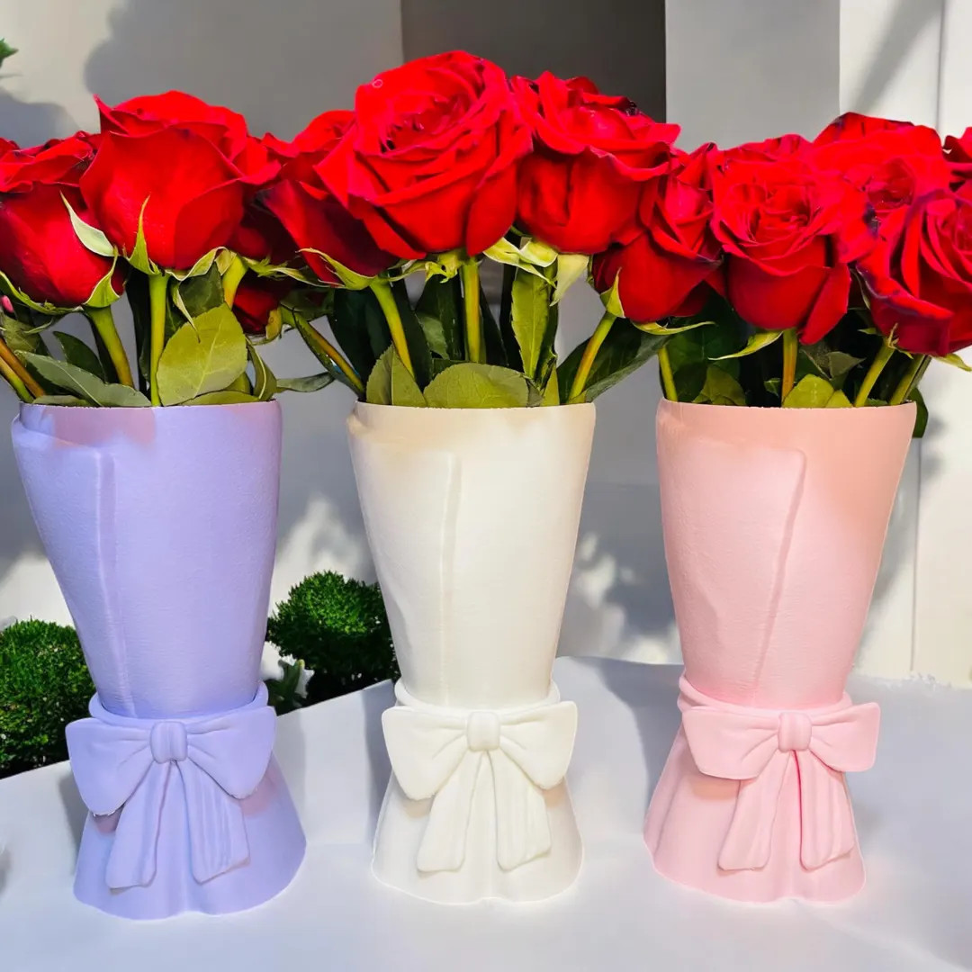 Flower Vase-cute Decorative Bow Style - Etsy | Etsy (US)