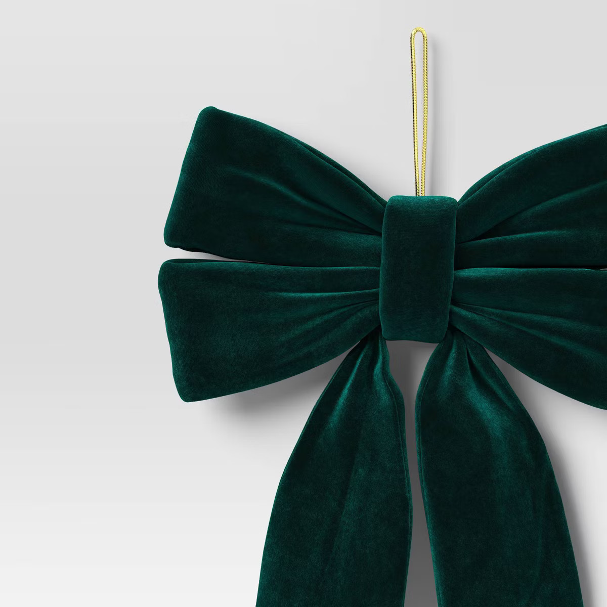 Christmas Small Velvet Bow Dark Green - Wondershop™ | Target