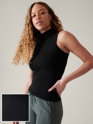 Renew Seamless Mock Neck Tank | Athleta