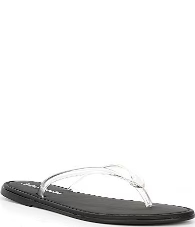 Jeffrey Campbell Beached Clear Flip Flops - 11 | Dillard's
